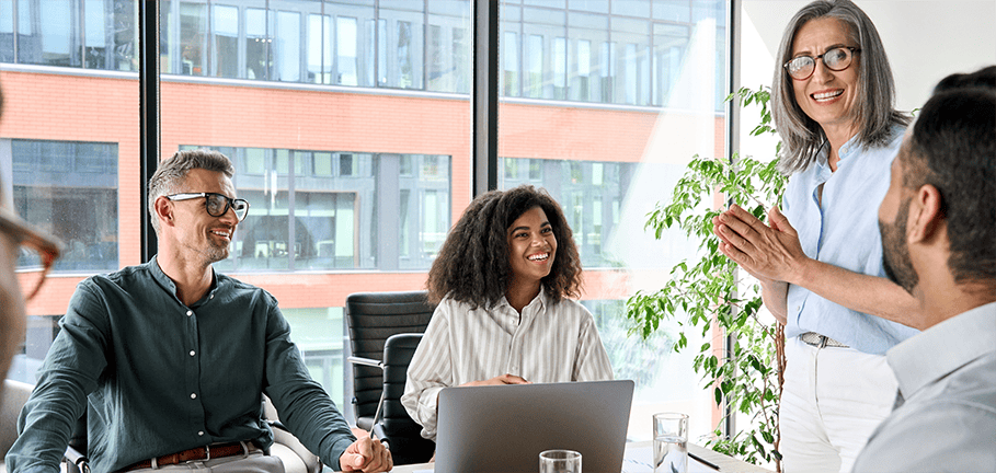 Executive explaining Associations & Advocacy recruitment